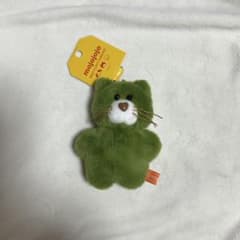 mojojojo ぬいぐるみマスコット グリーン　ねこのサムネイル