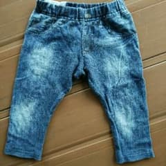 Lee 転写デニム パンツ 80cm 難ありのサムネイル