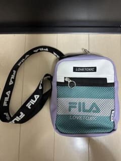 ラブトキシック　FILAコラボ　フェイクレザーショルダーバッグのサムネイル