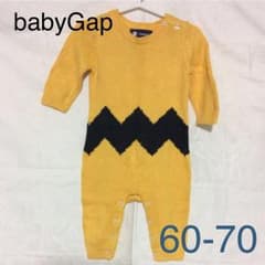 taku 様専用  babyGap ピーナッツ コラボ ニットロンパース60のサムネイル
