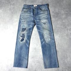 Levi's 501 キムタク着用モデル W30 08501-00 ダメージ加工 Levi's 501 キムタク着用モデル W30 08501-01 ダメージ加工 - メルカリ