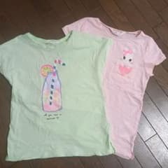 H&M134/140Tシャツ2枚のサムネイル
