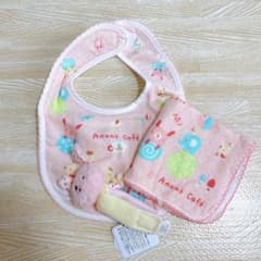 Anano Cafe スタイ ラトル　ガーゼハンカチ セット