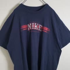 NIKE ナイキ　Tシャツ 古着　半袖　ネイビー　紺色　ビッグサイズ　XLのサムネイル
