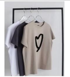 BayBee  fringe heart T-shirt   beigeのサムネイル