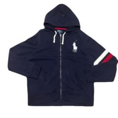 90s Polo Ralph Lauren ジップパーカー ビッグポニー Y2K - メルカリ