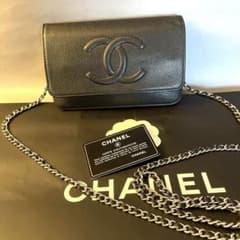 うさぎ様専用 シャネル CHANEL チェーンウォレット キャビアスキンのサムネイル