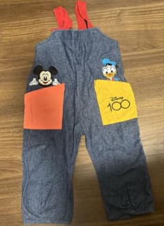 Disney 100周年 サロペット 80cm ミッキー ドナルドのサムネイル