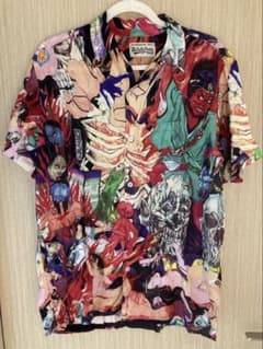 WACKO MARIA ワコマリア　地獄絵図アロハシャツ M WACKO MARIA ワコマリア 地獄絵図アロハシャツ M - メルカリ