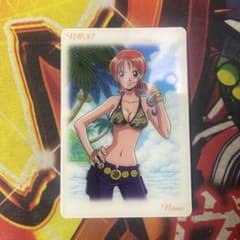 ワンピース 海賊王グミカード　ナミ 32枚 ワンピース 海賊王グミカード No.87 空島 ナミ 水着 - メルカリ