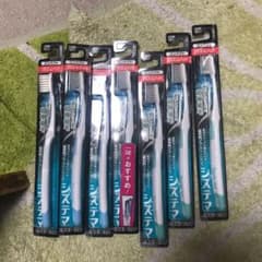 送料込み！格安出品ダッチュ様専用　システマ歯ブラシ3列　７本セットのサムネイル