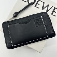 美品✨ロエベ フラグメントケース アナグラム 型押し L字 レザー 