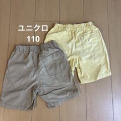 UNIQLO キッズ ハーフパンツ 2点セットのサムネイル