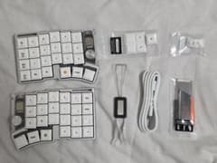 新品】cornix LP 左右分割キーボードロープロファイル付属品多数