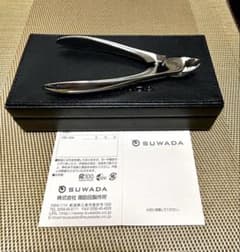 SUWADA/スワダ (諏訪田) ネイルニッパー/爪切り・ミラーL 【未使用