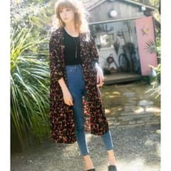花柄 ワンピース カーディガンのサムネイル