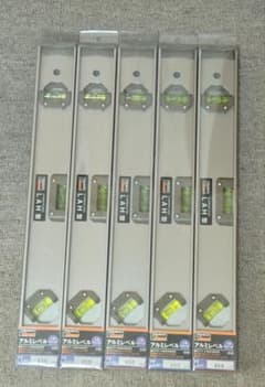 TRUSCO アルミレベル LAH 450mm 5本セットのサムネイル