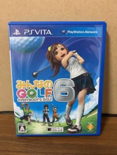みんなのGOLF 6  美品　vita  みんなのゴルフのサムネイル