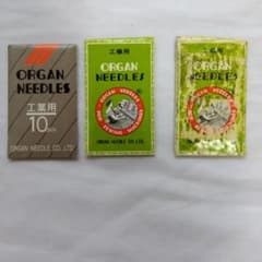 ORGAN NEEDLES 工業用ミシン針 3種セットのサムネイル