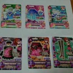 アイカツカード レアカードセット 6枚のサムネイル