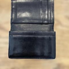 COACH 名刺入れ カードケース レザー ネイビーのサムネイル