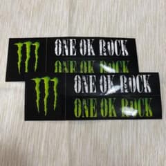 ワンオク　ステッカー ONE OK ROCK モンスター 2枚セットのサムネイル