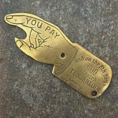 希少 TENDERLOIN テンダーロイン キーホルダー you pay 真鍮 希少 TENDERLOIN テンダーロイン キーホルダー you pay 真鍮