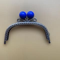 ハンドメイド用 がま口口金 12.5cm カラーボール付きのサムネイル