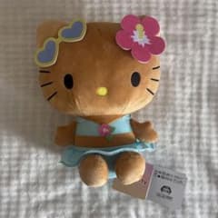 ハローキティ　日焼けキティ　ギャルキティ　ぬいぐるみ　Lのサムネイル