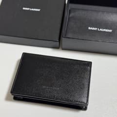 SAINT LAURENT ブラック名刺入れ - メルカリ