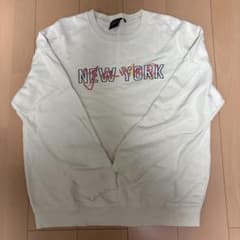 BEAMS NEW YORK スウェット Lサイズ クリームのサムネイル