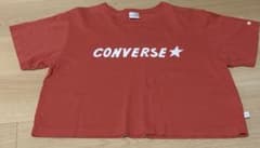 CONVERSE ロゴTシャツ レッド Mサイズ - 3