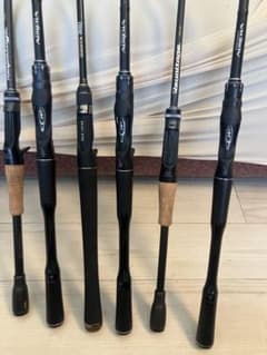 Bass fishing retirement set: 11 bass rods and 5 reels