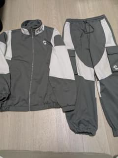 CRONOS グレー ナイロンジャケットセットアップ - メルカリ