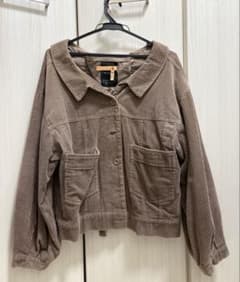 w closet コーデュロイジャケット バックレースアップのサムネイル