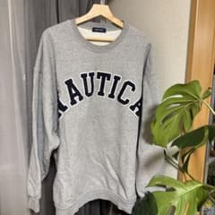 NAUTICA クルーネック スウェット グレーのサムネイル