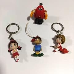昭和レトロ　キャラクター キーホルダーなど 4点セットのサムネイル
