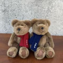RALPH LAUREN 2001年限定　ポロベア　ぬいぐるみ　2体 RALPH LAUREN 2001年限定 ポロベア ぬいぐるみ 2体 - メルカリ
