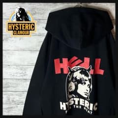 3784M【人気モデル】ヒステリックグラマー☆ヒスガール HELL パーカー