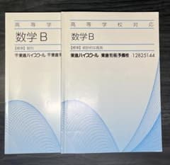 非売品】東進テキスト 数学B2冊セット - メルカリ