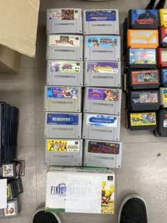スーファミカセット60本以上のサムネイル