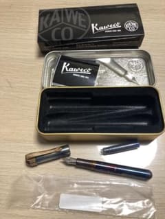 Kaweco 万年筆 Fire blue Fペン先 クリップ付き - メルカリ