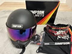 SIMPSON M30 フルフェイスヘルメット マットブラック 60センチのサムネイル