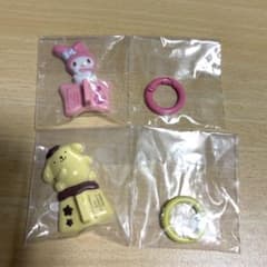 【翌日発送】サンリオガチャキーリングハンガー ポムポムプリンマイメロ　2個セットのサムネイル