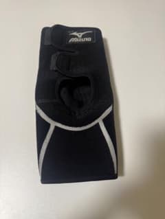 MIZUNO 穴あき サポーター 膝用 ブラックのサムネイル