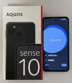 SHARP AQUOS sense10 SH-M33 本体 Full Black - メルカリ