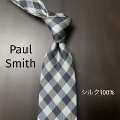 Paul Smith ネクタイ チェック柄 シルク100% - メルカリ