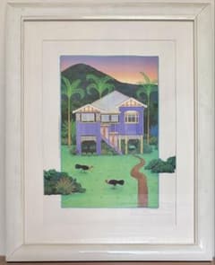 フック「North Queensland」額装 風景画 版画 533-1 フック「North Queensland」額装 風景画 版画 533-1 - メルカリ