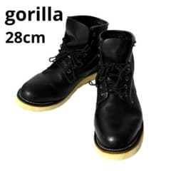 【美品】Gorilla ゴリラ ワークブーツ セッター 黒 8 1/2 26.5 GORILLA ゴリラ 1415 セッタータイプ ワークブーツ 28㎝ 10 - メルカリ