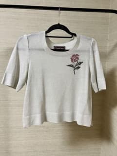 齋藤都世子半袖サマーニット カットソーのサムネイル